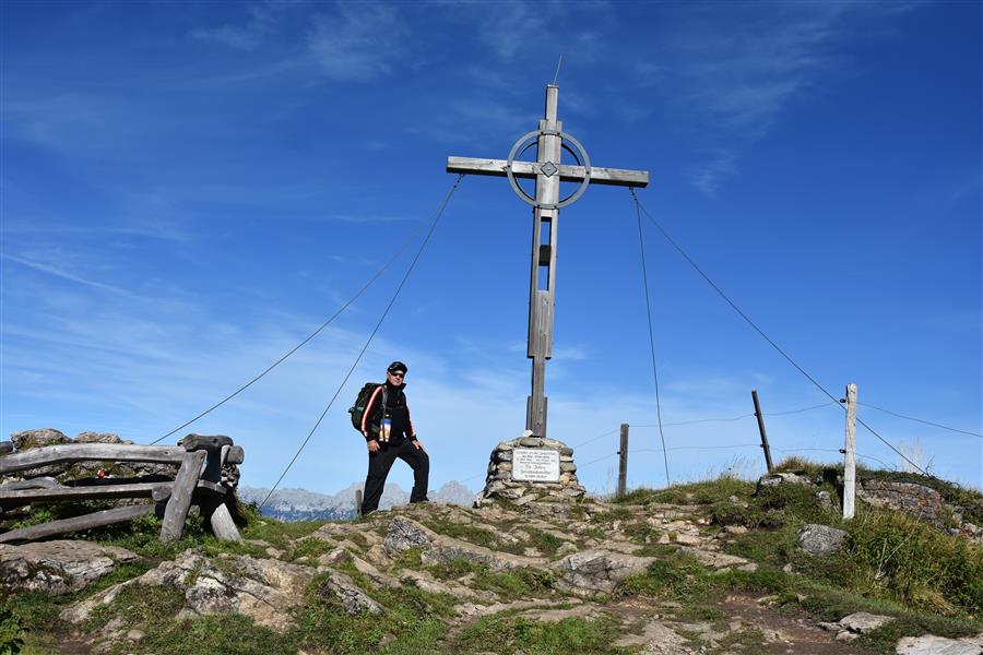 Beim Gipfelkreuz