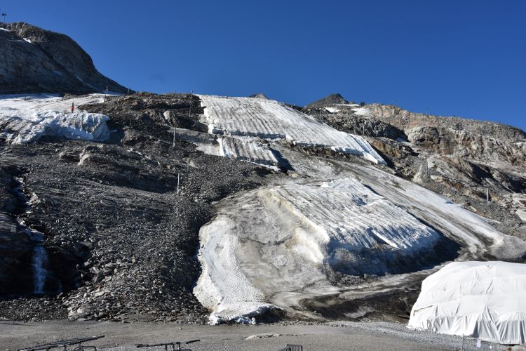 Gletscher im verschwinden