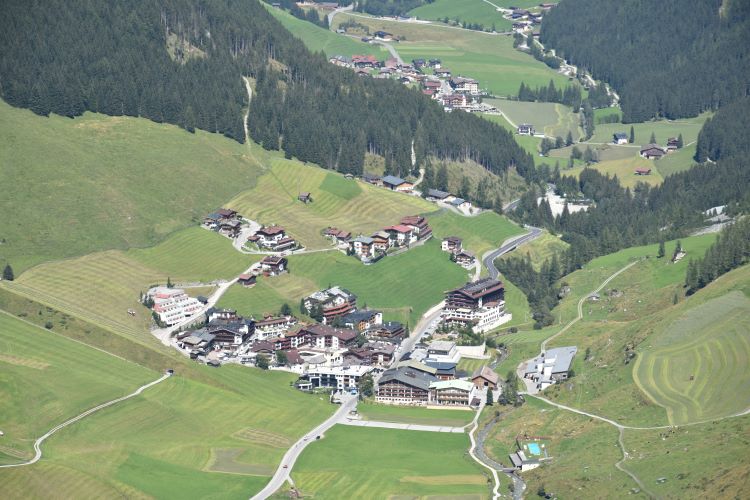 Hintertux weit unten