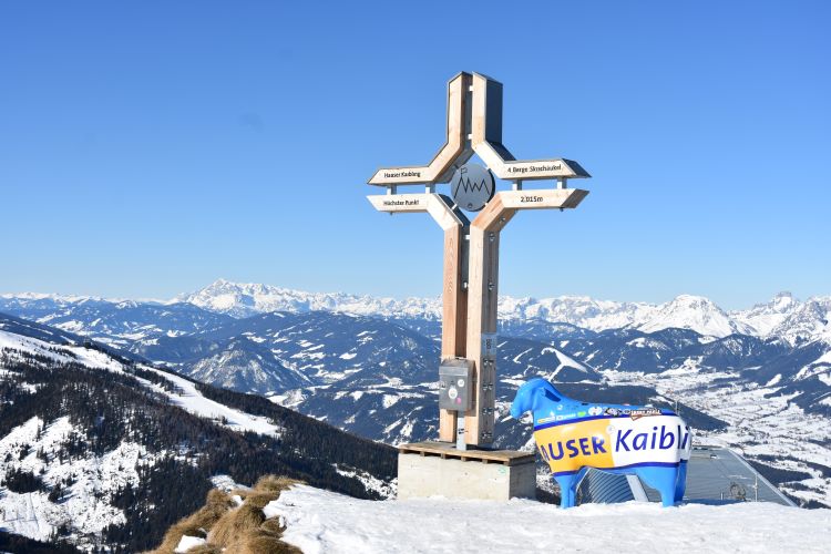 Hauser Kaibling 2015m Schladming mit Schneeschuhen