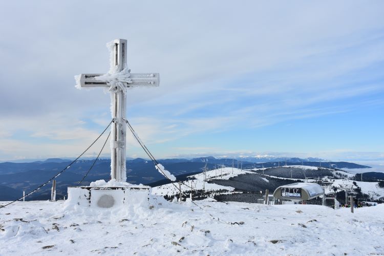 Stuhleck 1782m Semmering mit Schneeschuhen